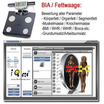 Körperanalyse Software Body Fat Manager Demoversion